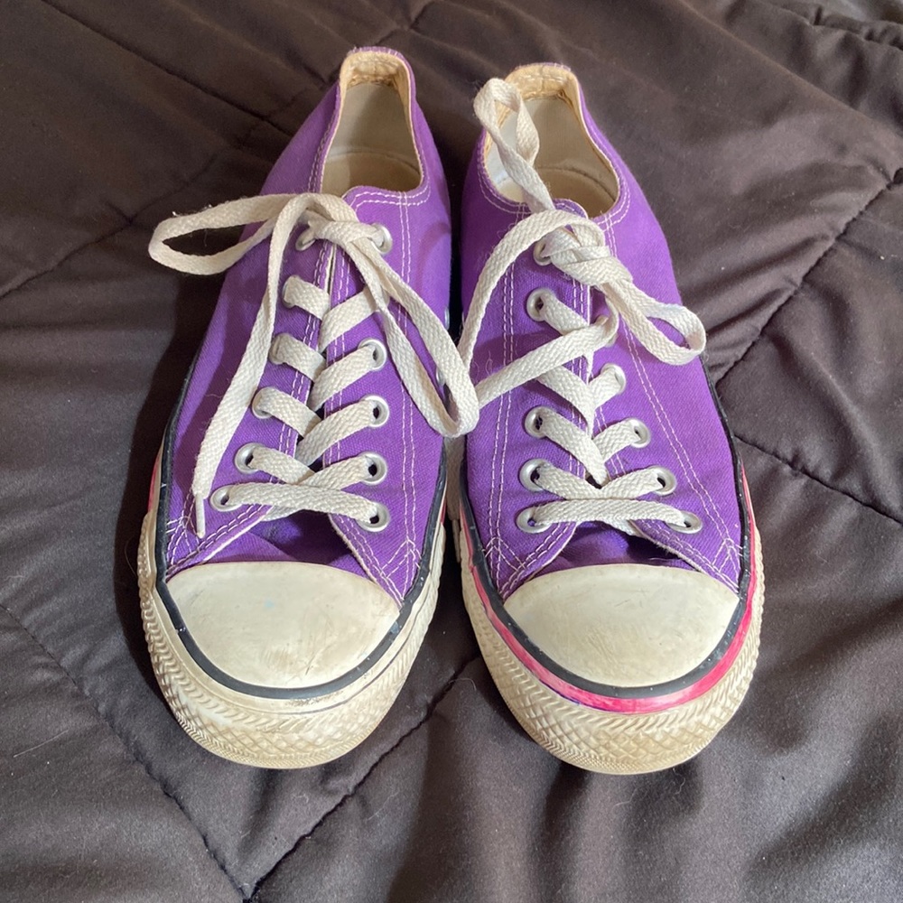 Womens purple converse